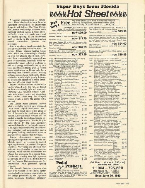 <------ Bicycling Magazine 06-1980 ------> 1980 Amsterdam Bicycle Show