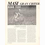 <------ Bicycling Magazine 03-1971 ------> Masi Gran Criterium