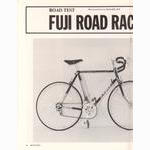 <------ Bicycling Magazine 07-1972 ------> Fuji Road Racer