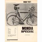 <------ Bicycling Magazine 12-1972 ------> Mondia Special