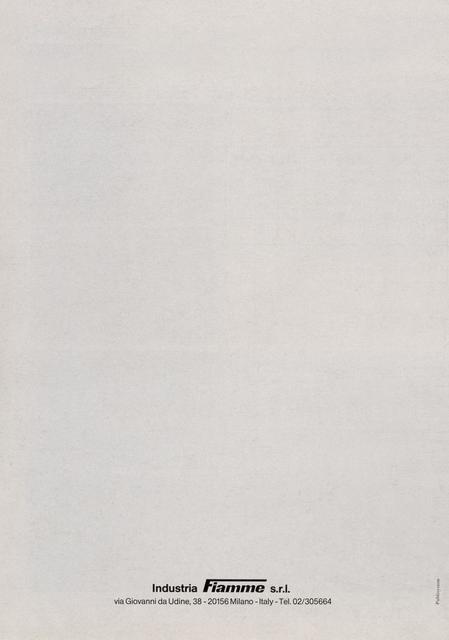 Fiamme catalog (1985)