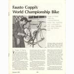 <---------- Bike World 12-1975 ----------> 1953 Fausto Coppi CdM Bianchi (Pelossi)