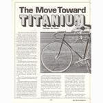 <---------- Bike World 11-1976 ----------> Speedwell Titanium Track