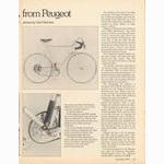 <------ Bicycling Magazine 12-1977 ------> Peugeot PX-10LE