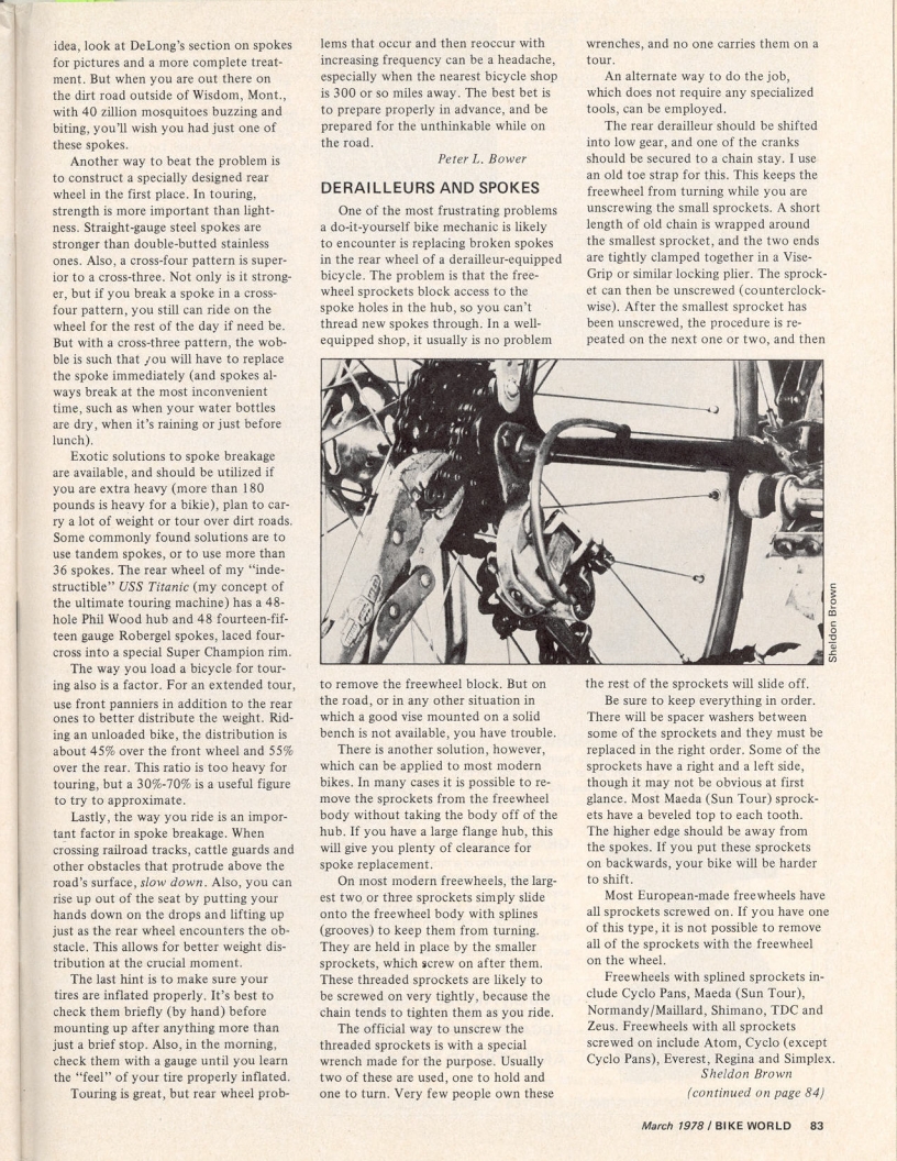 <---------- Bike World 03-1978 ----------> Mercian Custom