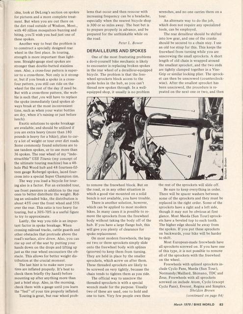 <---------- Bike World 03-1978 ----------> Mercian Custom