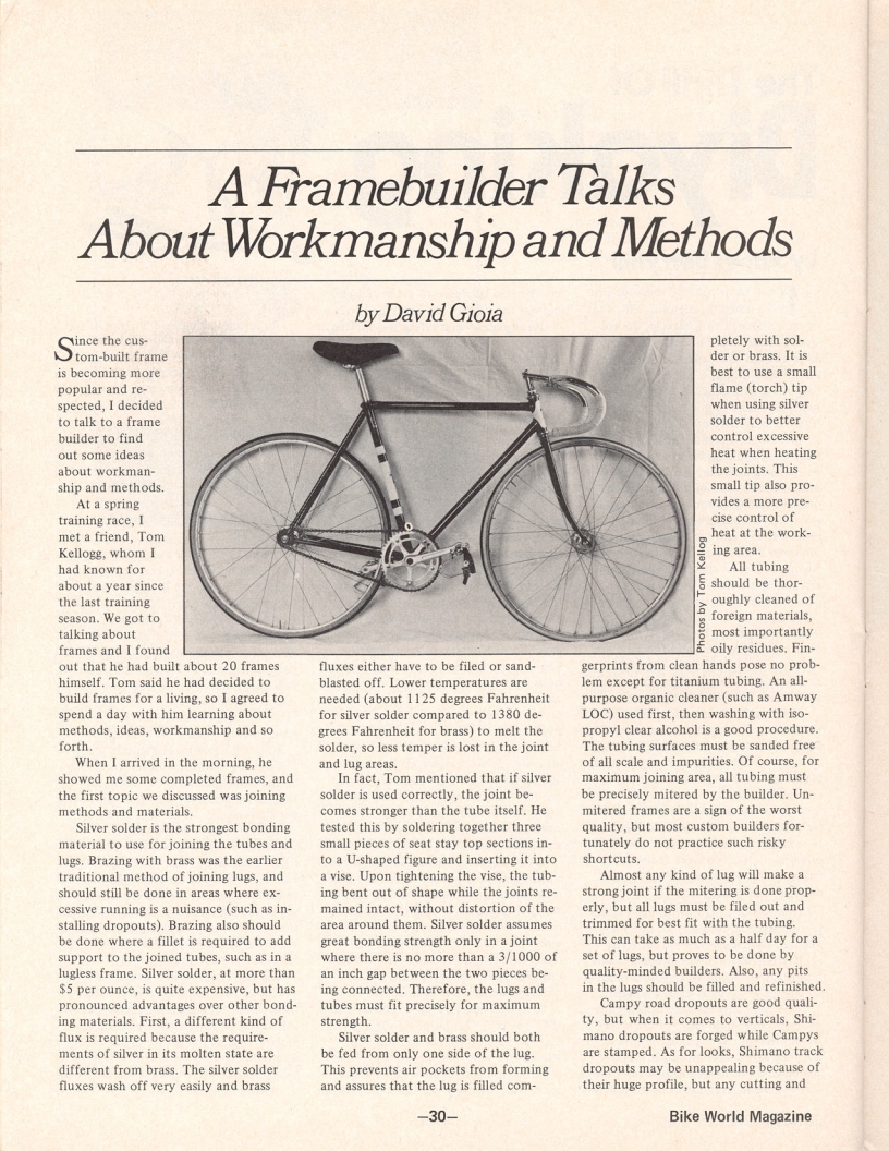 <---------- Bike World 01-1978 ----------> Tom Kellogg
