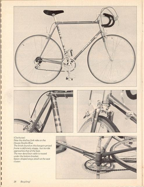 <------ Bicycling Magazine 02-1978 ------> Dawes Double Blue