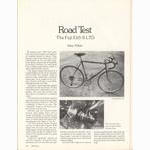 <------ Bicycling Magazine 05-1978 ------> Fuji S10-S LTD