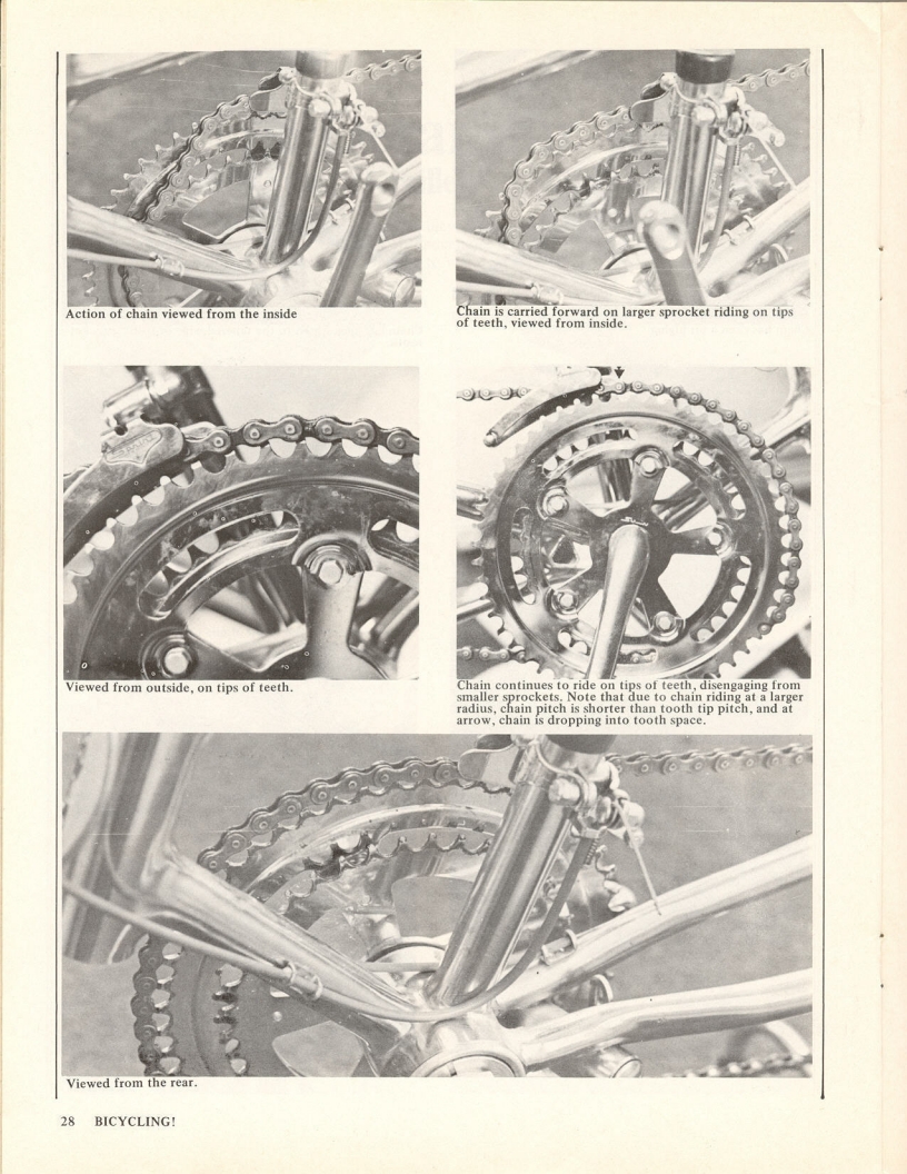 <------ Bicycling Magazine 07-1970 ------> How A Front Derailleur Works