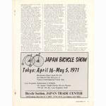 <------ Bicycling Magazine 11-1970 ------> The Custom Bicycle - Part 1 - Frameset