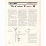 <-- Bicycling Magazine 04-1971 --> The Custom Bicycle - Part 2 - Frameset