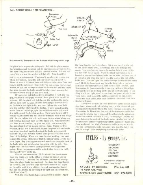 <---------- Bike World 02-1972 ----------> All About Brake Mechanisms