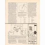 <------ Bicycling Magazine 05-1972 ------> Bicycle Stability - Part 1