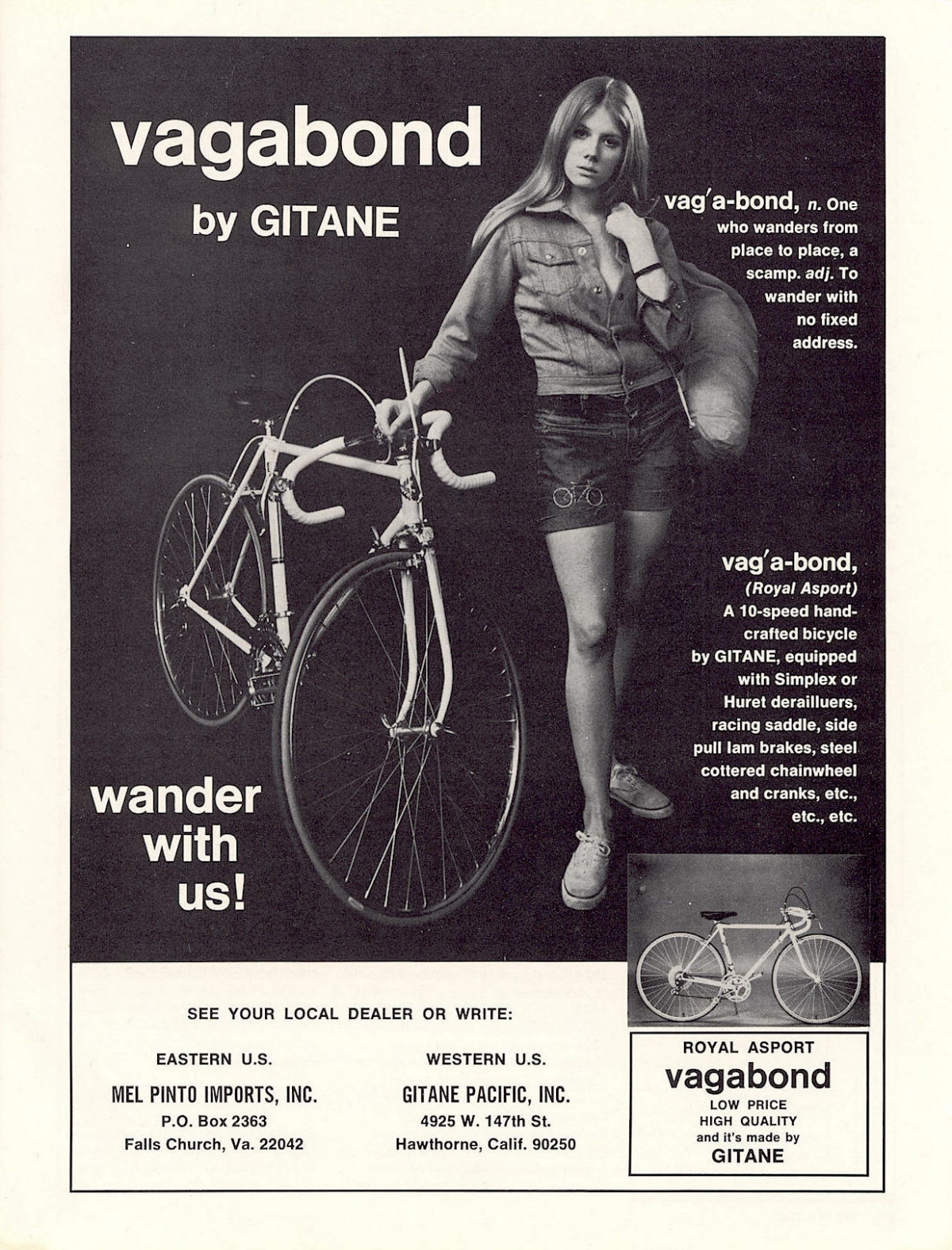 Mel Pinto Imports / Gitane Pacific (06-1973)