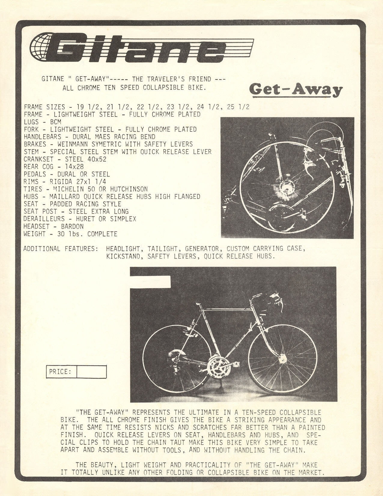 Gitane Get-Away / Traveller (1973)