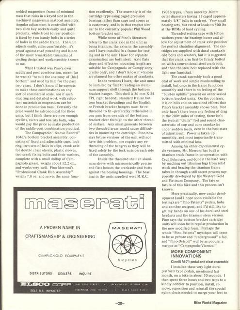 <---------- Bike World 08-1974 ----------> If It’s From Pino, It’s New