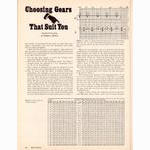 <-- Bicycling Magazine 04-1975 --> Knowing Your Drivetrain - Part 2 - Choosing Gears That Suit You