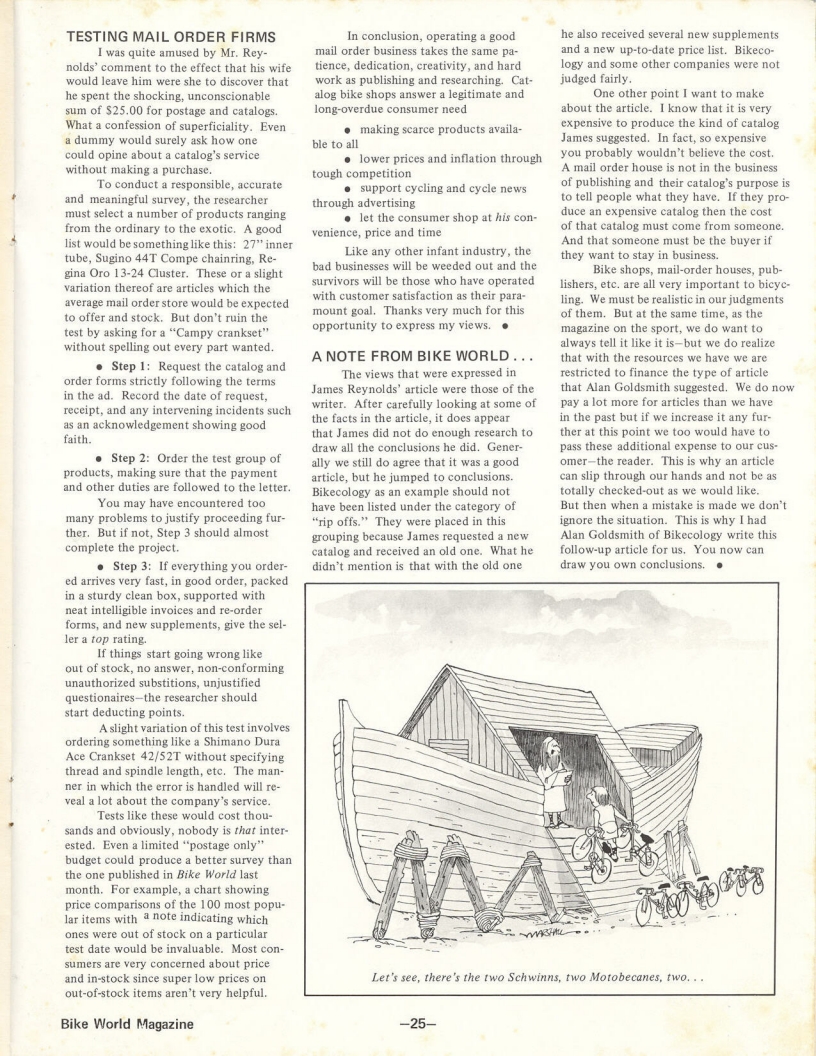 <---------- Bike World 06-1975 ----------> Catalogs - Another View