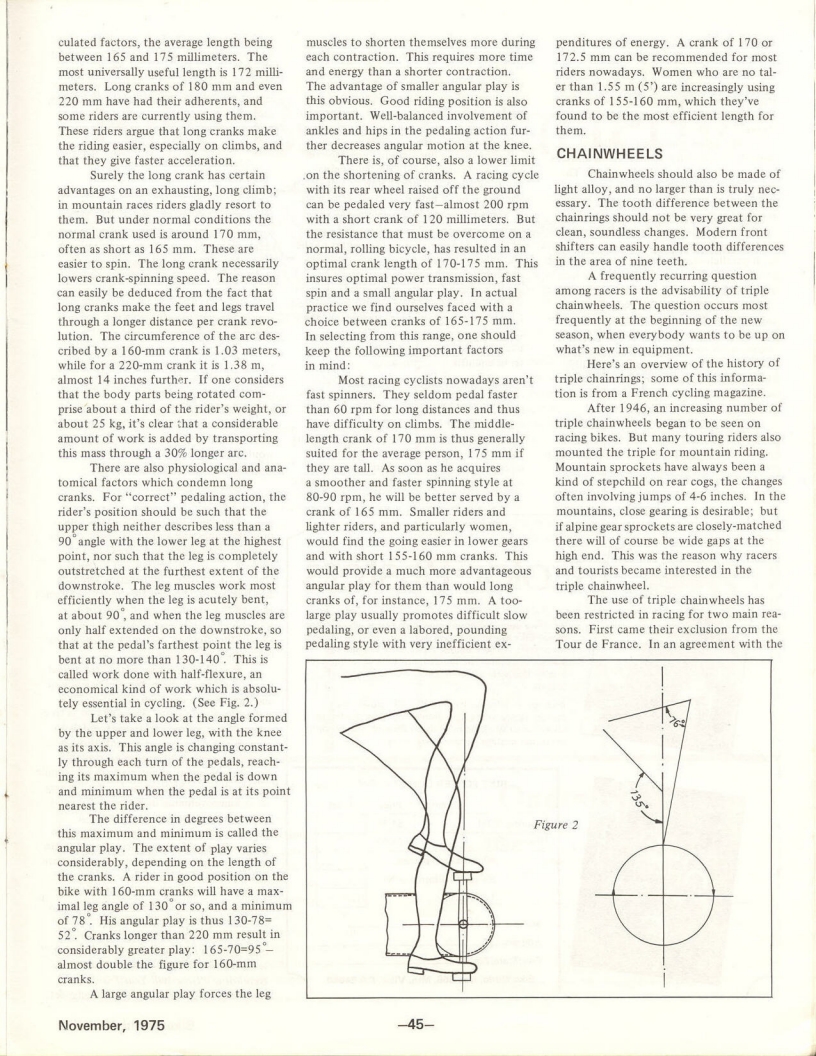<---------- Bike World 11-1975 ----------> Cleaning Up Your Drive Train