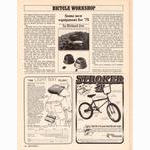 <-- Bicycling Magazine 05-1976 --> Some New Equipment For 1976