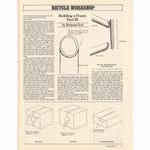 <------ Bicycling Magazine 01-1977 ------> Building A Frame - Part 3