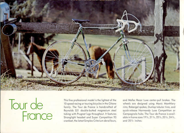 Gitane catalog (1970-1974)