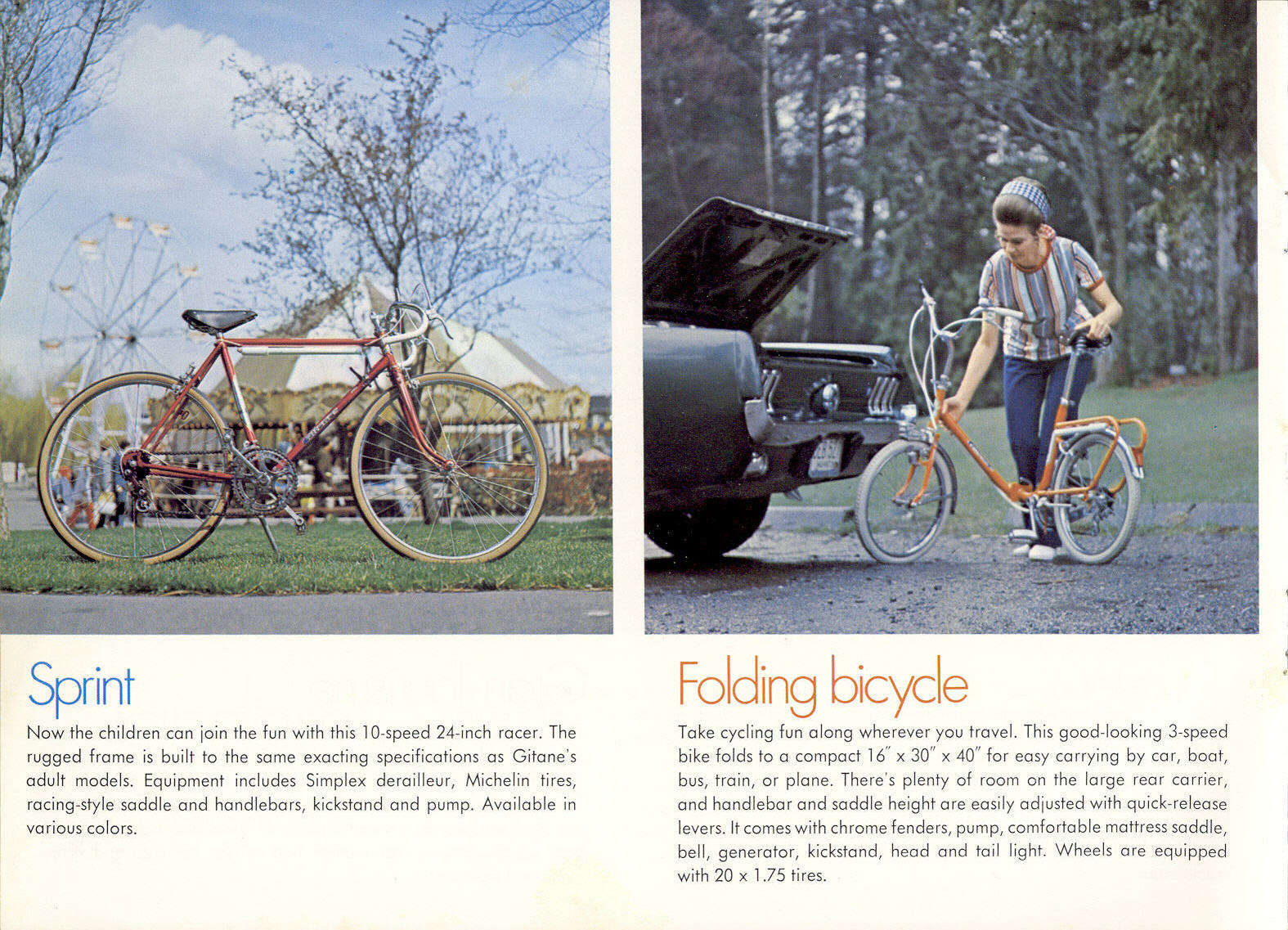 Gitane catalog (1970-1974)