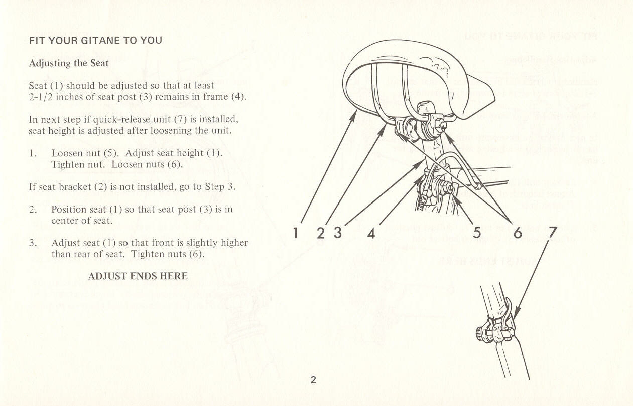 Gitane Owners Manual (01-1974)
