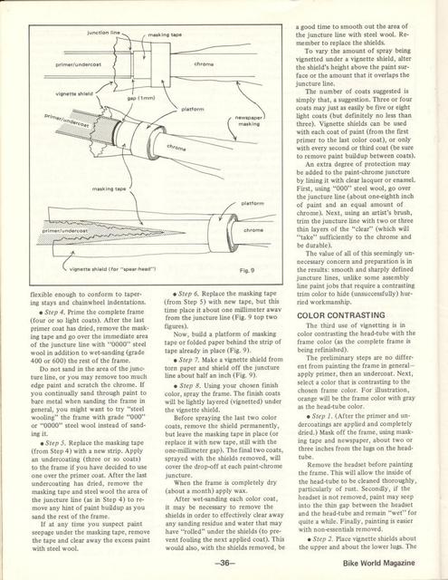 <---------- Bike World 10-1977 ----------> Frame Repairing And Refinishing With Finesse