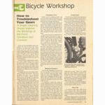 <------ Bicycling Magazine 09-1979 ------> Troubleshoot Your Gears - Part 2