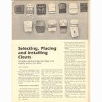 <------ Bicycling Magazine 03-1980 ------> Selecting, Placing, And Installing Cleats