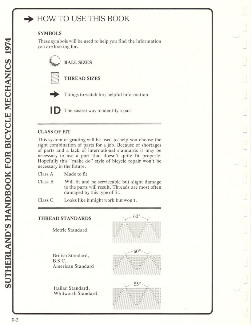 Sutherland’s Handbook For Bicycle Mechanics (1st Edition)