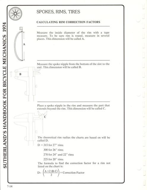 Sutherland’s Handbook For Bicycle Mechanics (1st Edition)