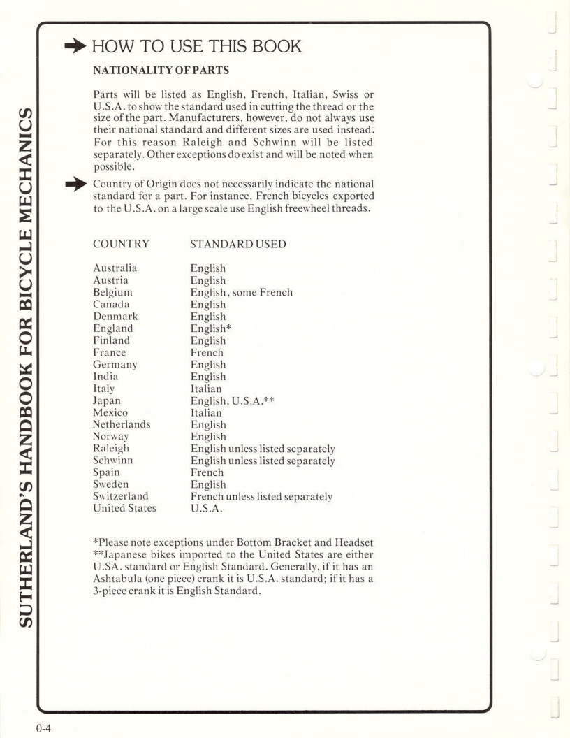 Sutherland’s Handbook For Bicycle Mechanics (2nd Edition)