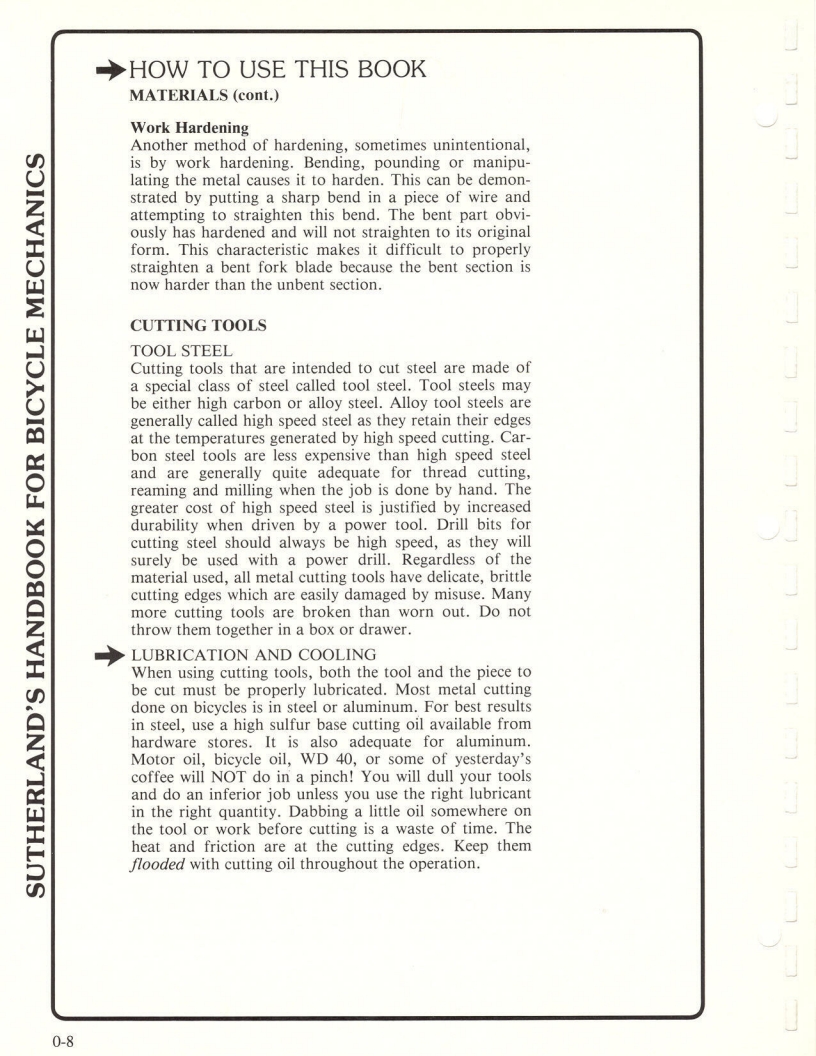 Sutherland’s Handbook For Bicycle Mechanics (2nd Edition)