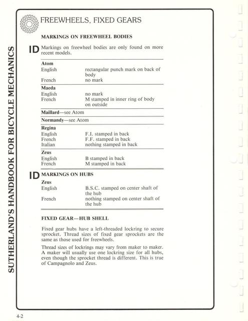 Sutherland’s Handbook For Bicycle Mechanics (2nd Edition)