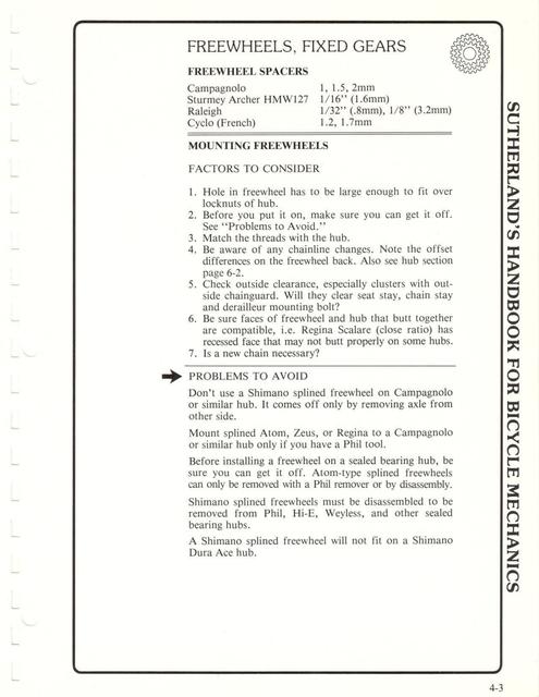 Sutherland’s Handbook For Bicycle Mechanics (2nd Edition)