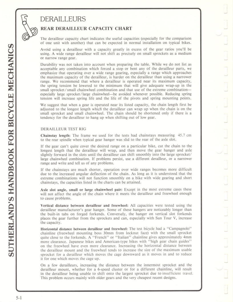 Sutherland’s Handbook For Bicycle Mechanics (2nd Edition)