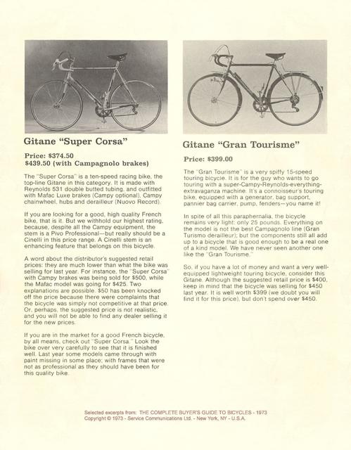 The Complete Buyer's Guide To Bicycles (1973)