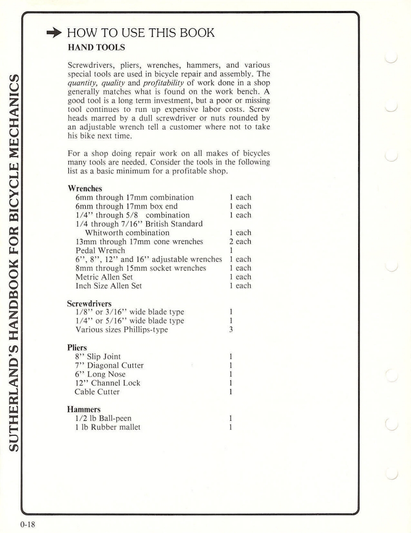 Sutherland’s Handbook For Bicycle Mechanics (3rd Edition)