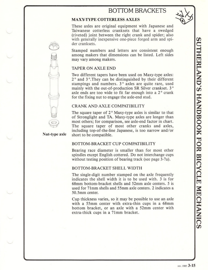Sutherland’s Handbook For Bicycle Mechanics (3rd Edition)