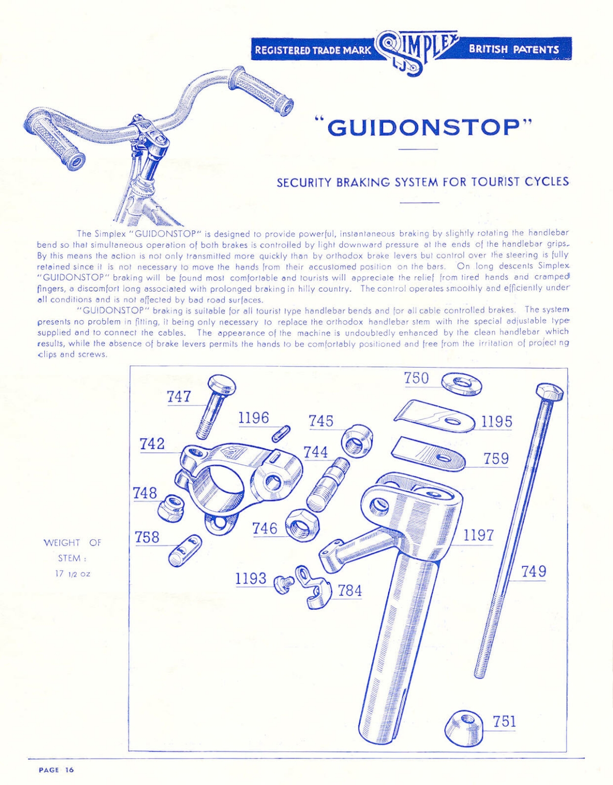 Simplex catalog (1953)