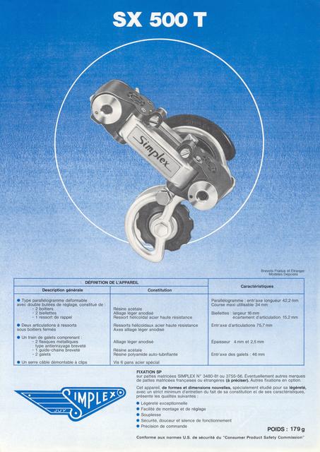 Simplex - Product Sheets (09-1975)