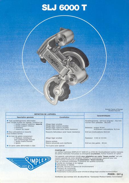 Simplex - Product Sheets (09-1975)