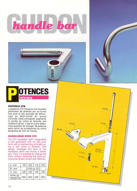 MAVIC catalog (1984-1985)