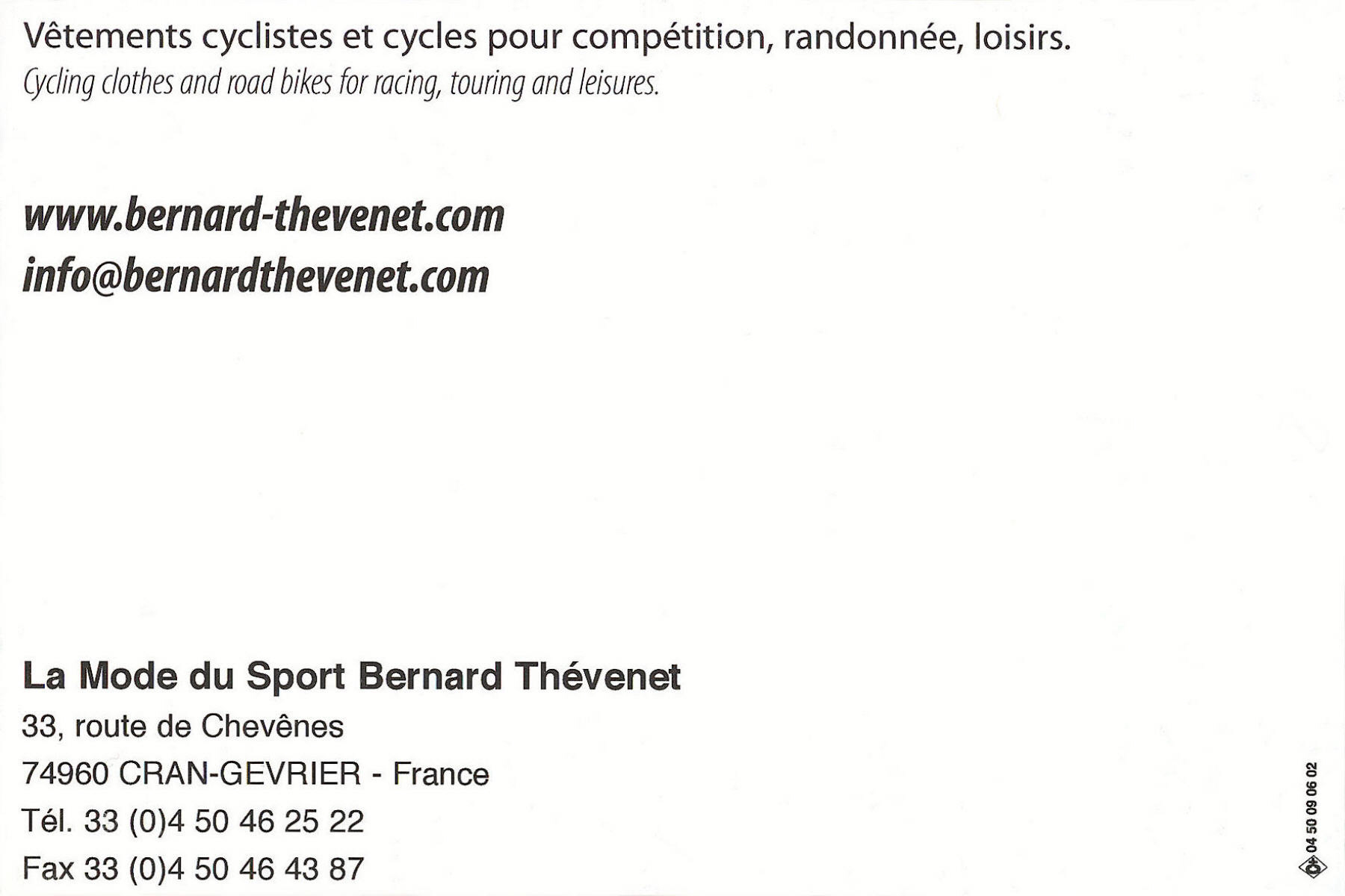 Bernard Thevenet (1977) - Back