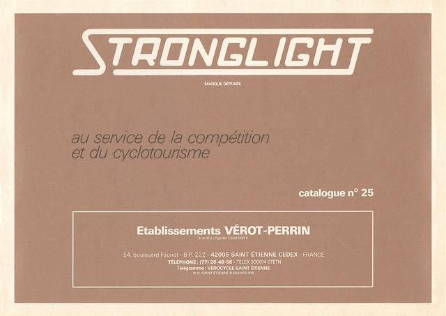 Stronglight catalog # 25 (1980)