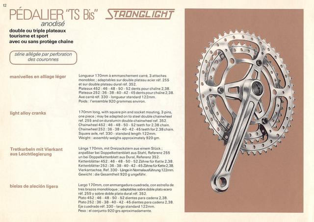 Stronglight catalog # 25 (1980)