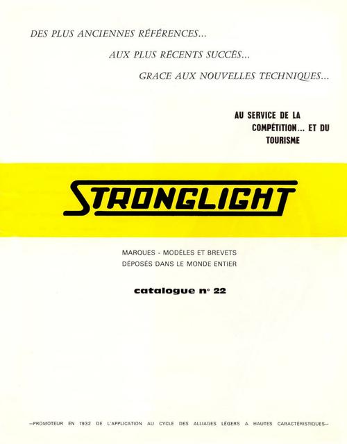 Stronglight catalog # 22 (1974)